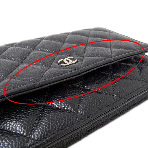 CHANEL Black Caviar Leather Wallet - Picture 15 of 16